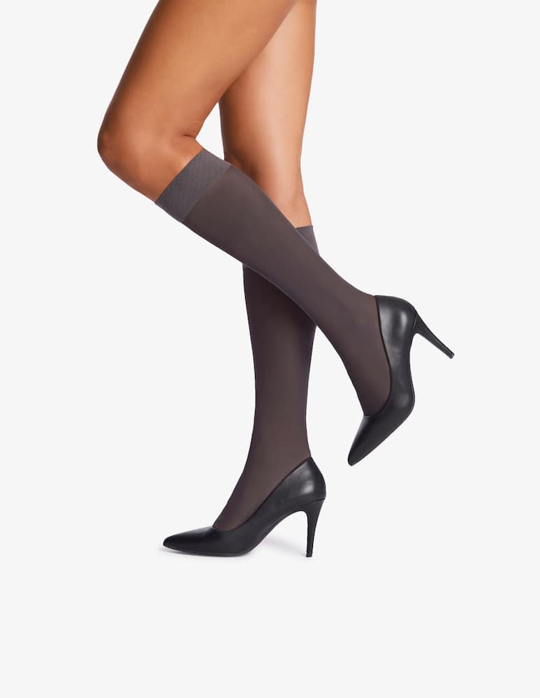 Pierre Mantoux Knee-high socks Veloutine30 - picture 1 Pierre Mantoux Knee-high socks Veloutine30 - picture 1