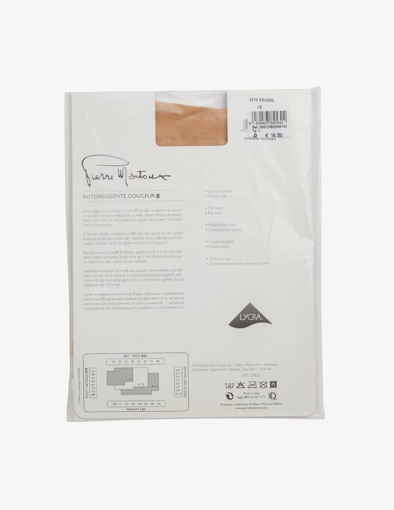 rinascente Pierre Mantoux Collant autoreggenti douceur 8 den