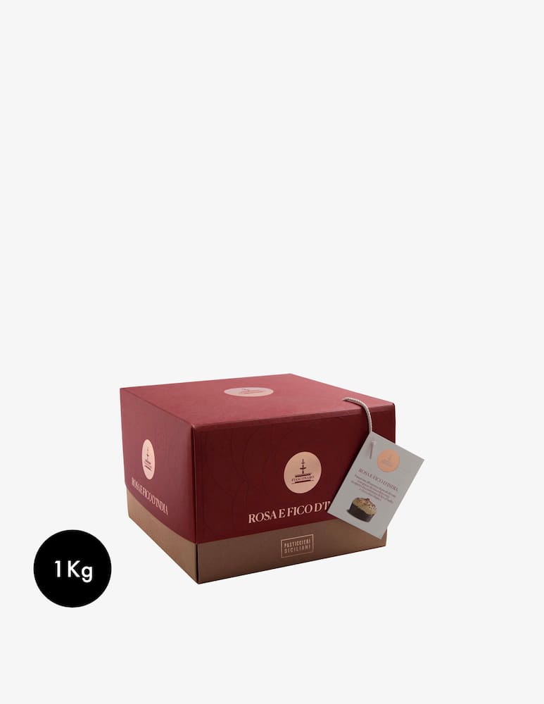 Fiasconaro Panettone Rosa e Fico d’India 1kg - immagine 1