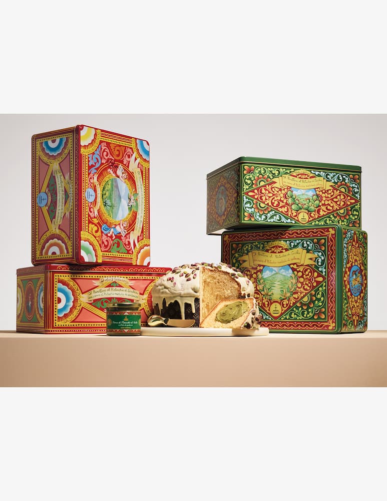 Dolce & Gabbana Panettone Pistacchio e Crema Pistacchio 1kg - immagine 6 Dolce & Gabbana Panettone Pistacchio e Crema Pistacchio 1kg - immagine 6