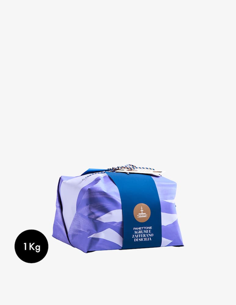Fiasconaro Panettone Agrumi Zafferano Sicilia 1kg - immagine 1
