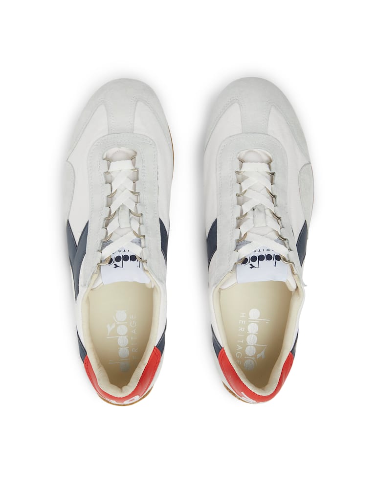 rinascente Diadora Sneakers equipe h canvas stone wash - bianco