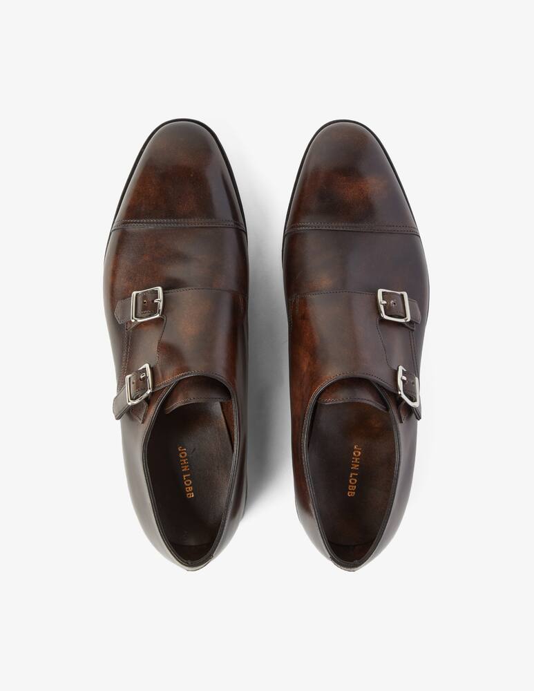 rinascente John Lobb Scarpa in pelle con doppia fibbia 