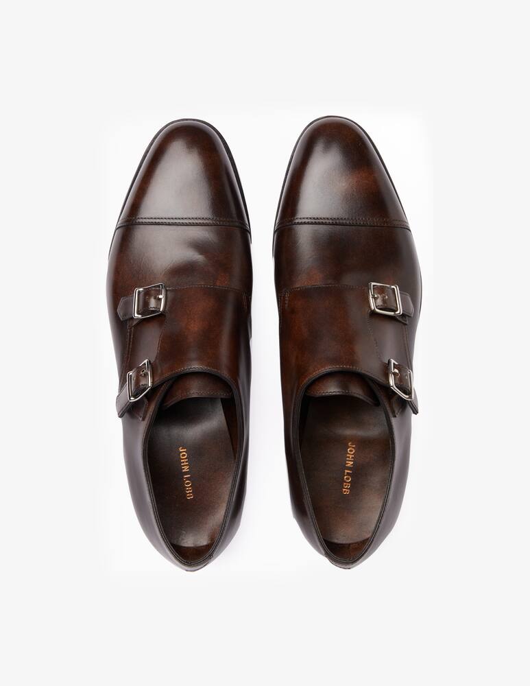 rinascente John Lobb Scarpa in pelle con doppia fibbia 