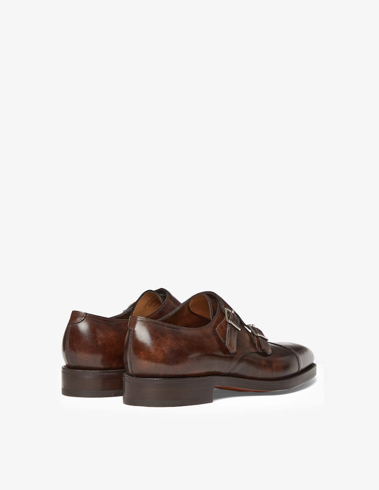 rinascente John Lobb Scarpa in pelle con doppia fibbia 
