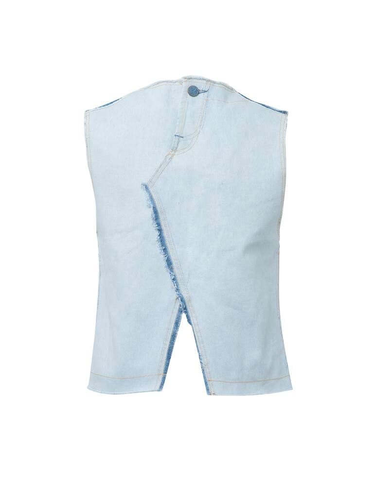 rinascente Blue of a kind Fedora sleeveless jacket - light blue