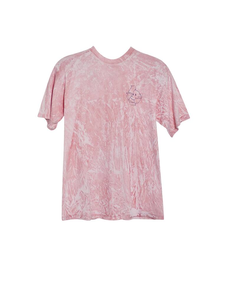 Blue of a kind T-shirt Happy Cycle - rosa - immagine 1