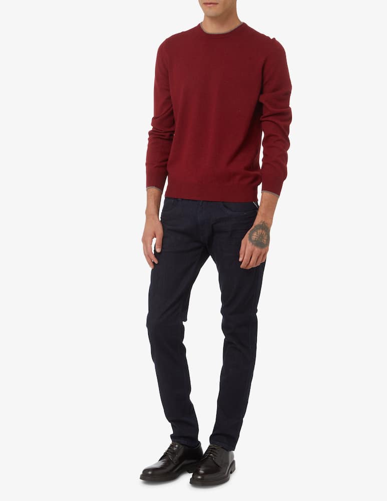 rinascente Pure Cashmere Maglia Girocollo in cashmere - Rosso