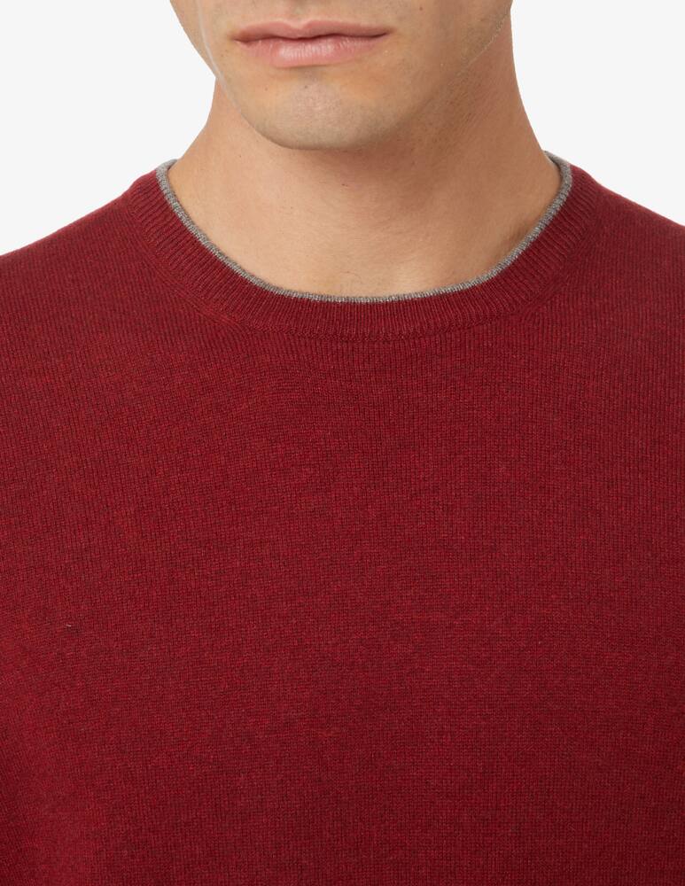 rinascente Pure Cashmere Maglia Girocollo in cashmere - Rosso