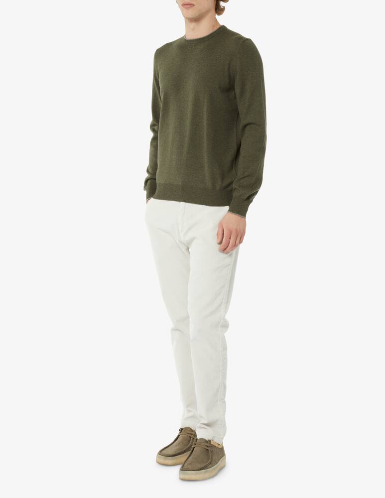 rinascente Pure Cashmere Maglia Girocollo in cashmere - Oliva