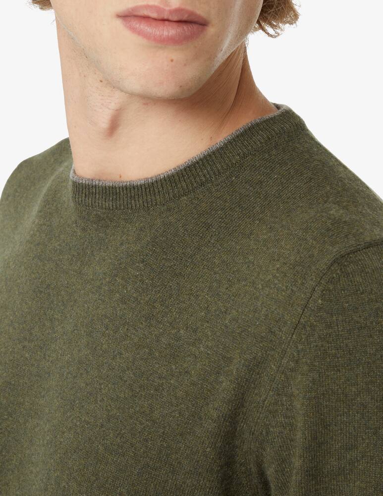 rinascente Pure Cashmere Maglia Girocollo in cashmere - Oliva