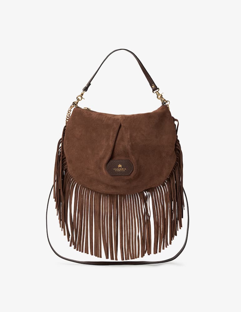 rinascente Cuoieria Fiorentina Borsa a spalla con frange Emma