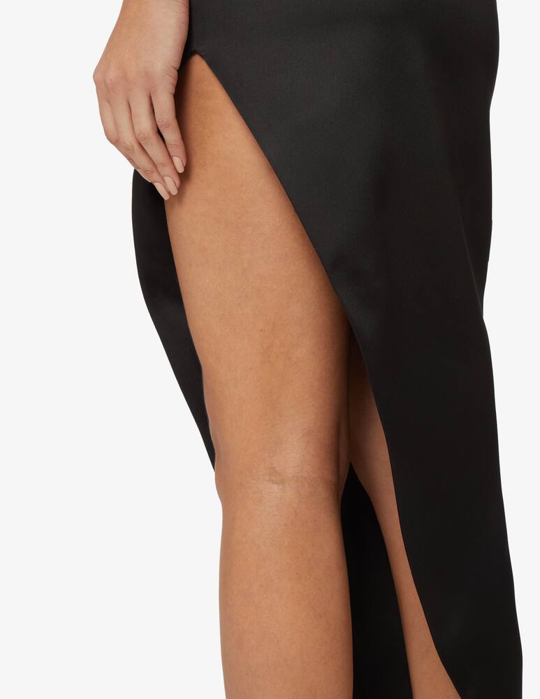 rinascente Nineminutes  The Ade double satin maxi skirt with slit