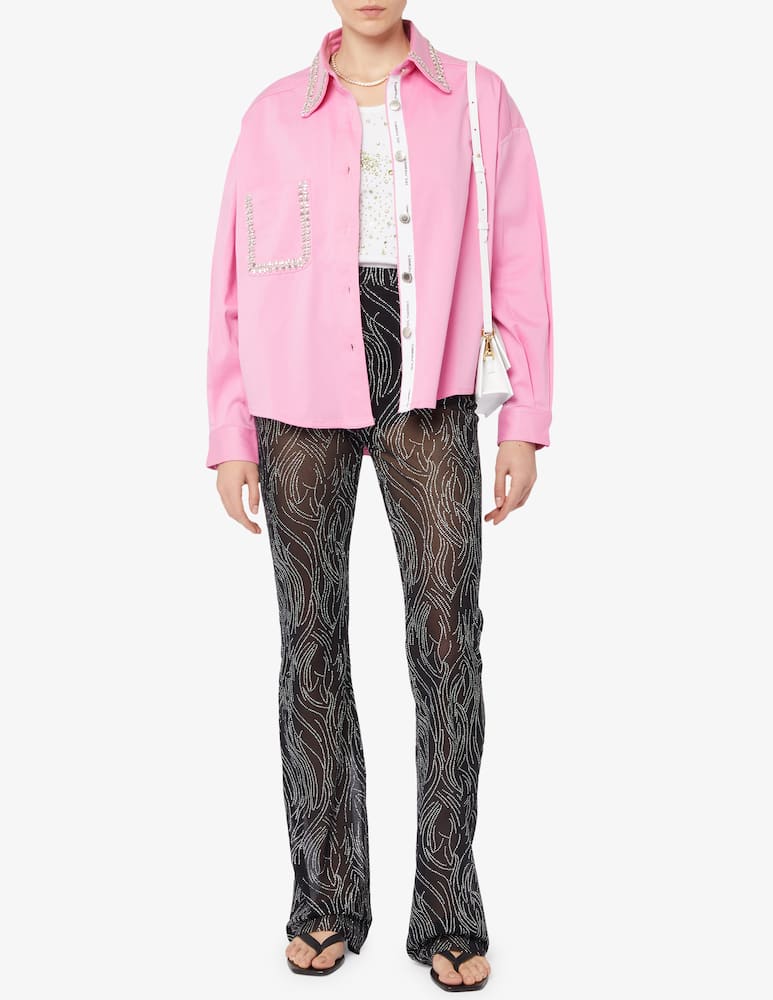 Nineminutes The Area Mesh flare pants - picture 2 Nineminutes The Area Mesh flare pants - picture 2