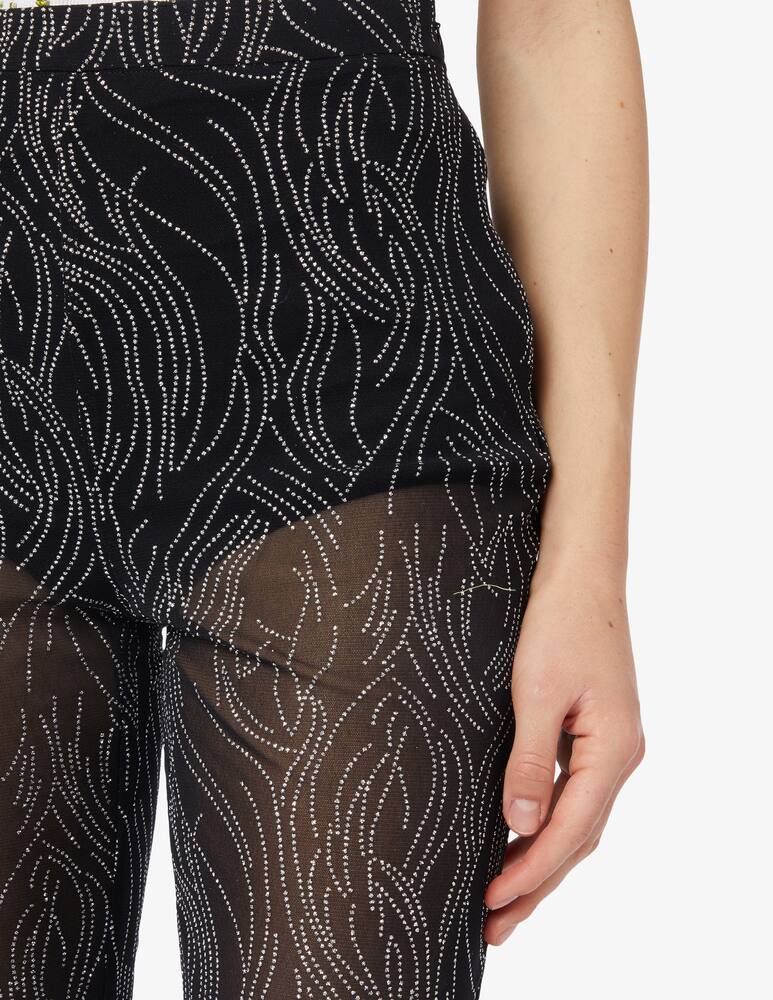 Nineminutes The Area Mesh flare pants - picture 4 Nineminutes The Area Mesh flare pants - picture 4