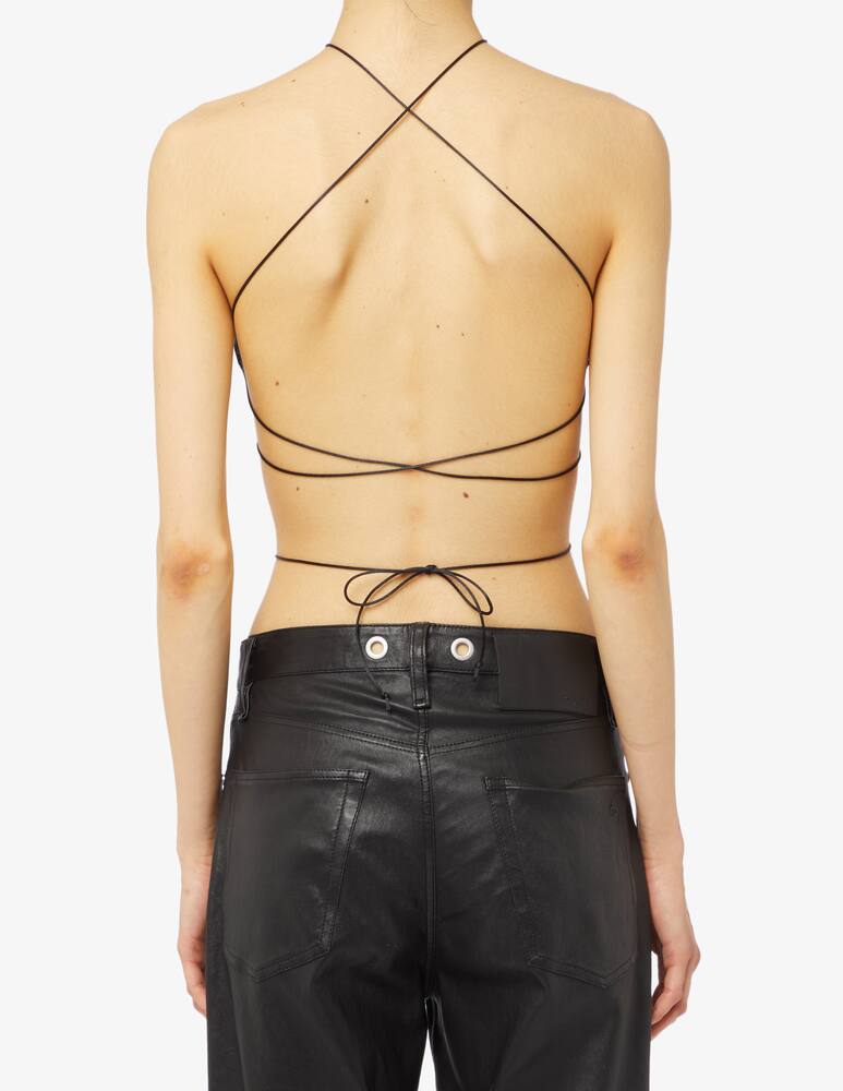 Nineminutes Crop top in raso - immagine 3 Nineminutes Crop top in raso - immagine 3