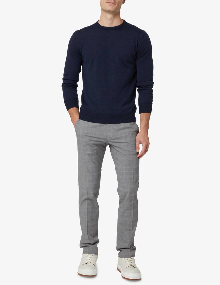 Pure Cashmere Maglia girocollo lana seta e cashmere - Blu - immagine 2 Pure Cashmere Maglia girocollo lana seta e cashmere - Blu - immagine 2