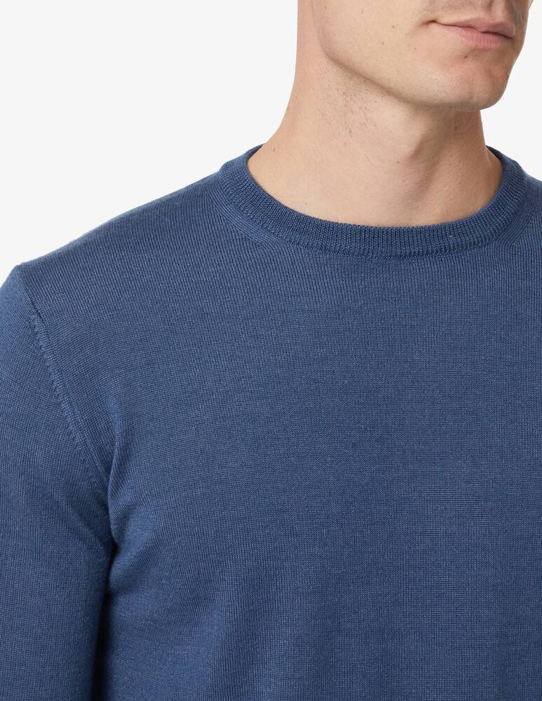 rinascente Pure Cashmere Maglia girocollo lana seta e cashmere - Blu