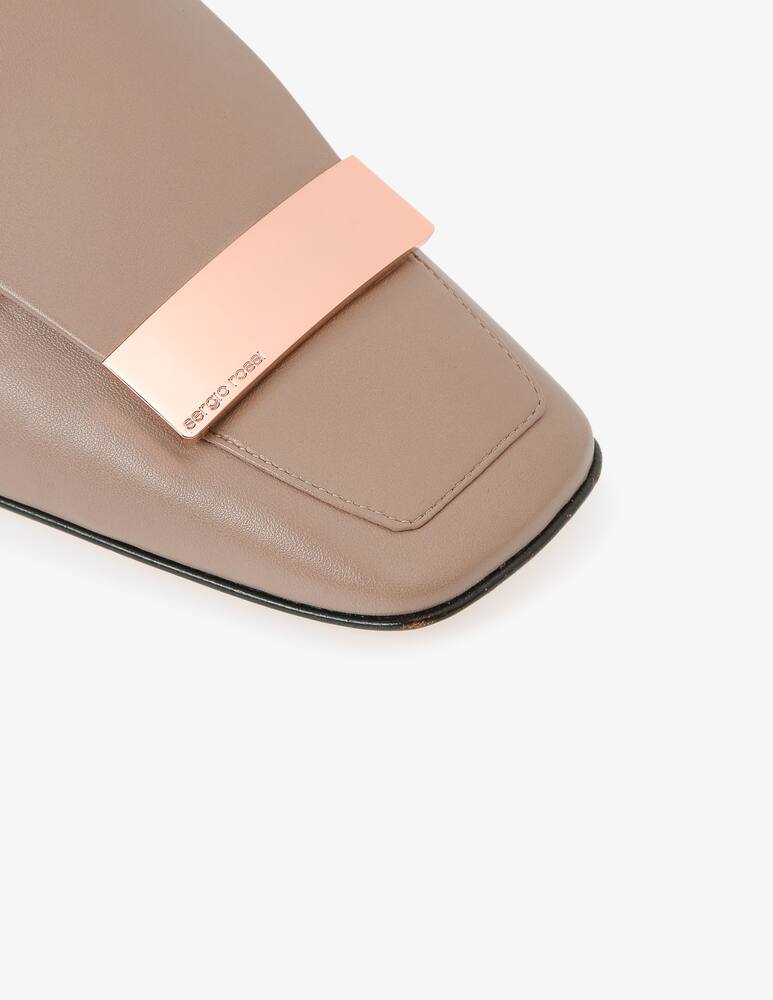 rinascente Sergio Rossi SR1 leather slippers