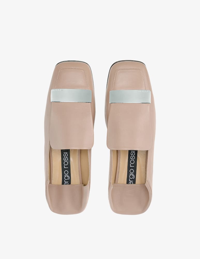 Sergio Rossi Slipper in pelle SR1 - immagine 5 Sergio Rossi Slipper in pelle SR1 - immagine 5