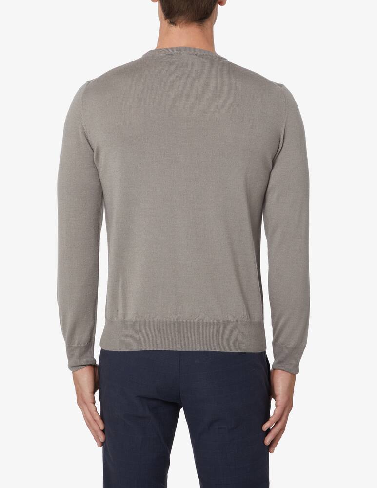 rinascente Pure Cashmere Wool silk and cashmere roundneck sweater - Grey