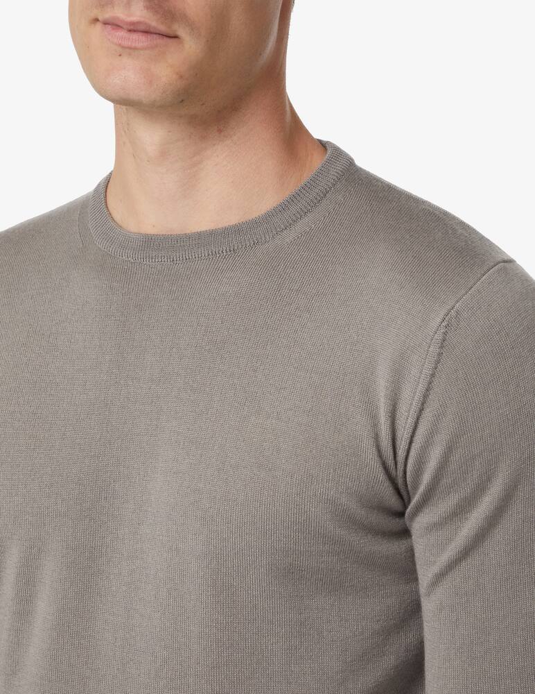 rinascente Pure Cashmere Wool silk and cashmere roundneck sweater - Grey