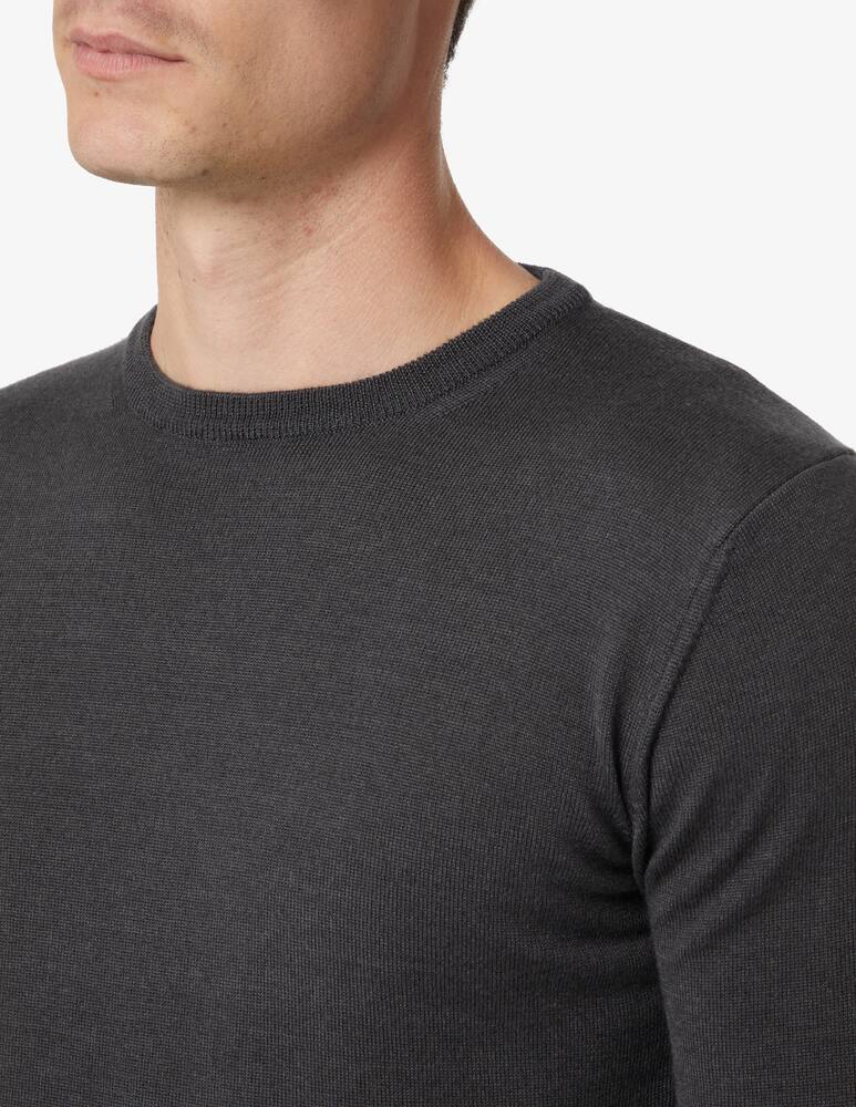 rinascente Pure Cashmere Wool silk and cashmere roundneck sweater - Grey