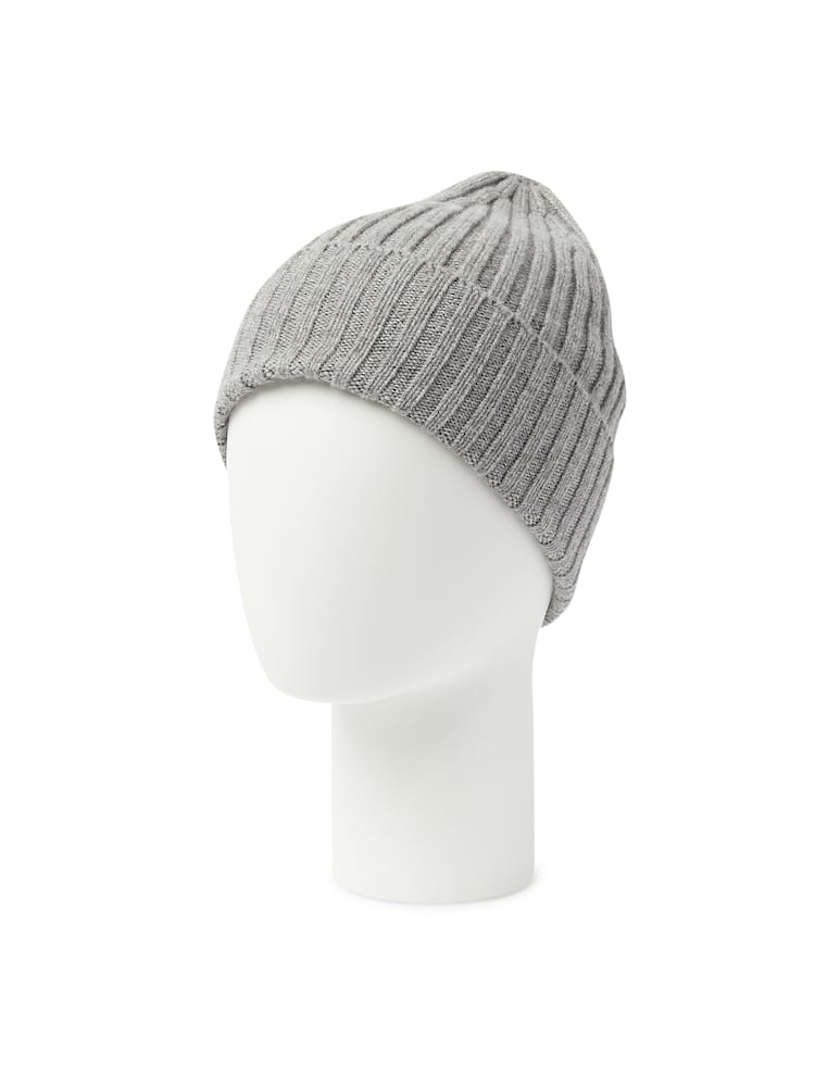 rinascente Piacenza Cashmere Berretto a coste in cashmere