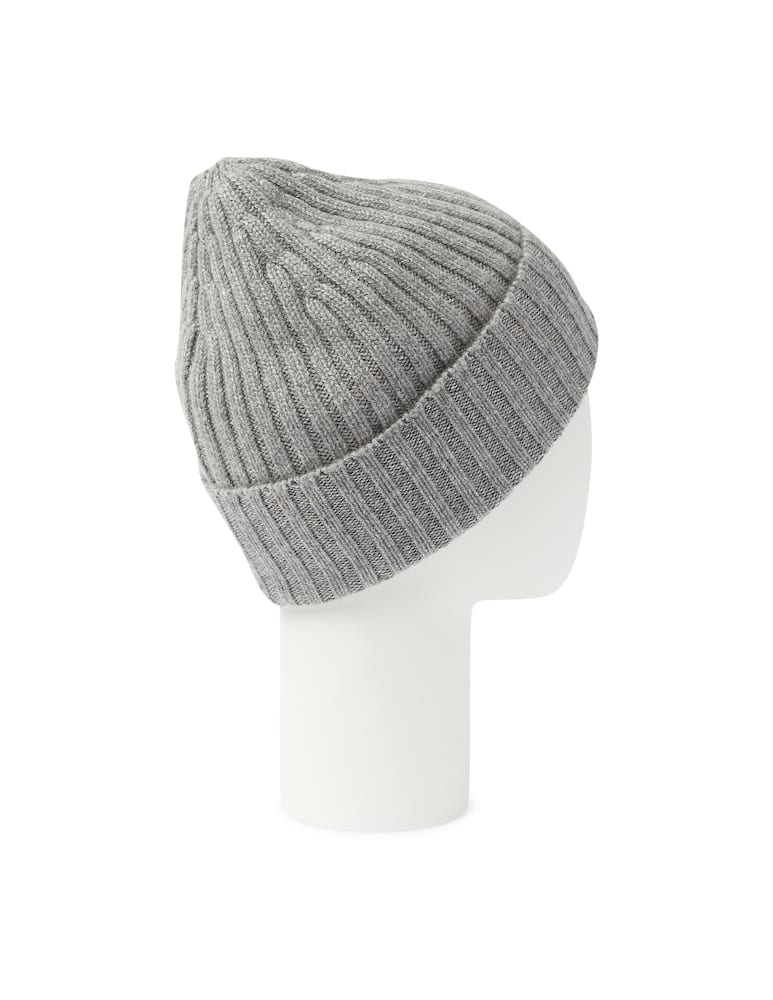 rinascente Piacenza Cashmere Berretto a coste in cashmere