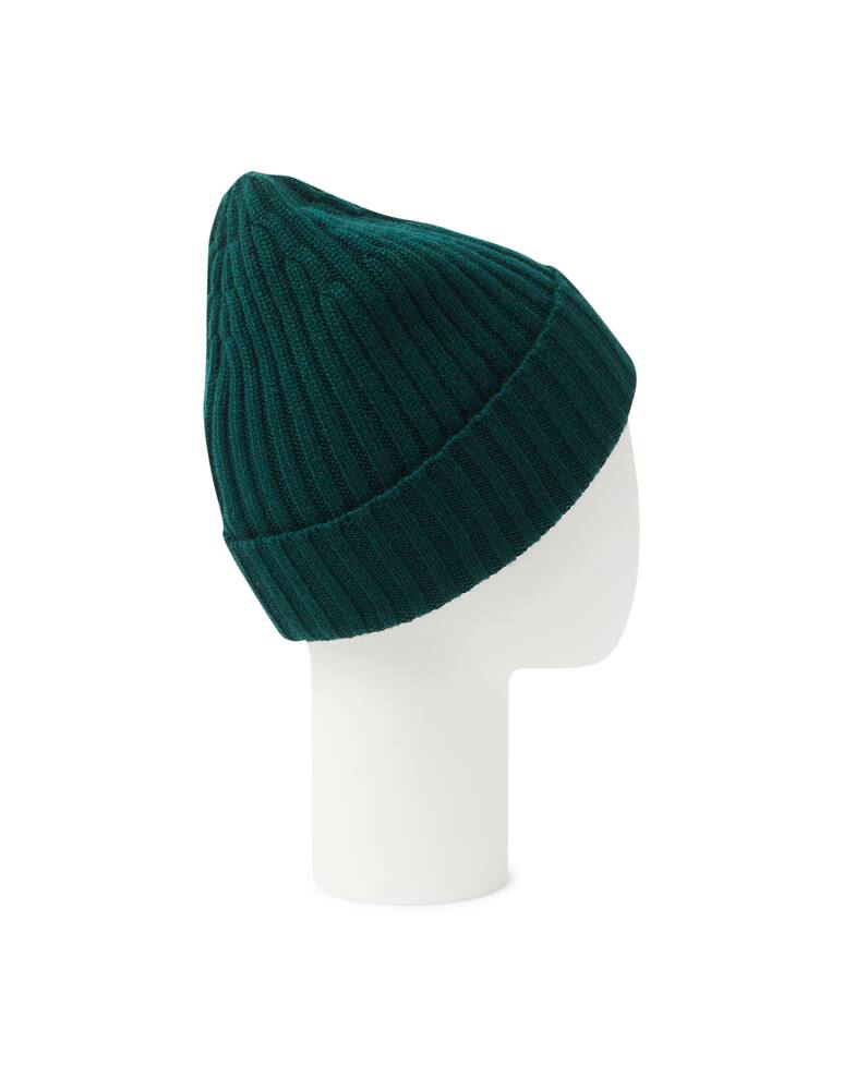 rinascente Piacenza Cashmere Cashmere ribbed beanie