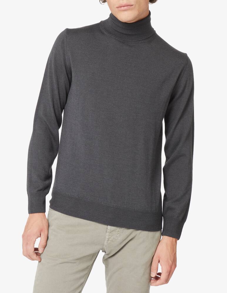 Pure Cashmere Dolcevita lana seta e cashmere - Grigio - immagine 1