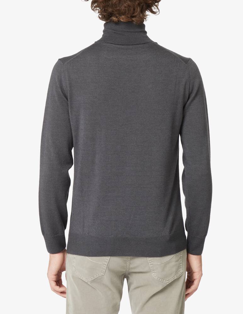 Pure Cashmere Dolcevita lana seta e cashmere - Grigio - immagine 3