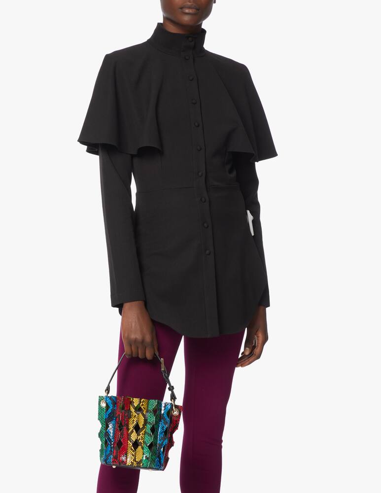 rinascente Sara Battaglia Plissè Mini bucket bag