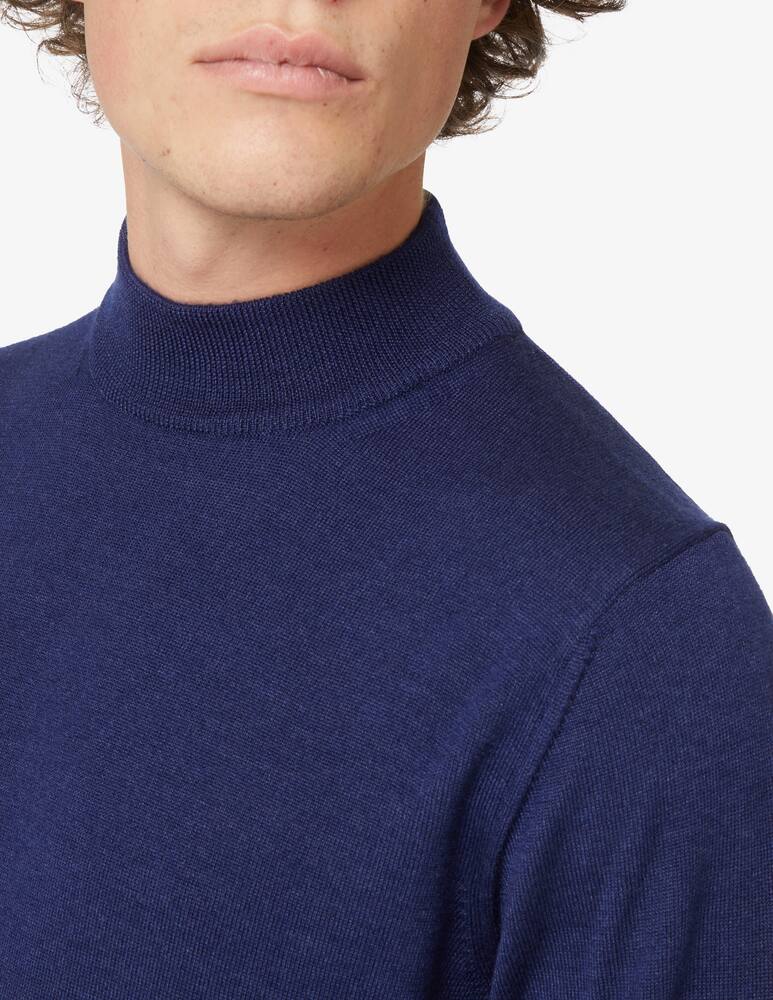 rinascente Pure Cashmere Wool silk and cashmere turtleneck - Blue