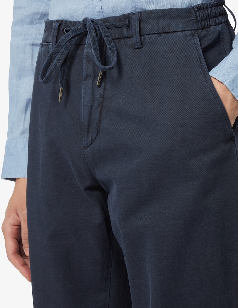 rinascente Briglia Cotton and linen trousers