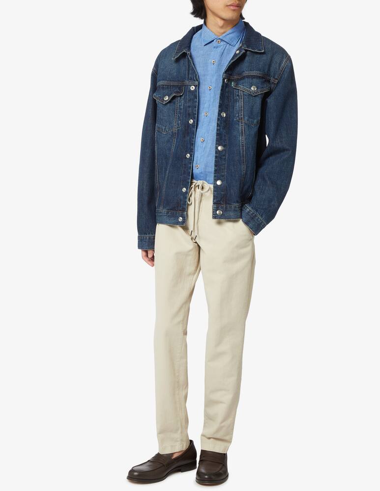 rinascente Briglia Cotton and linen trousers