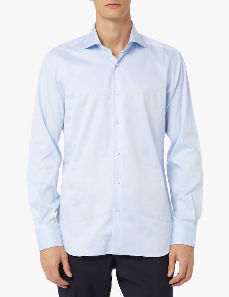 Barba Napoli Camicia slim twill - immagine 1 Barba Napoli Camicia slim twill - immagine 1