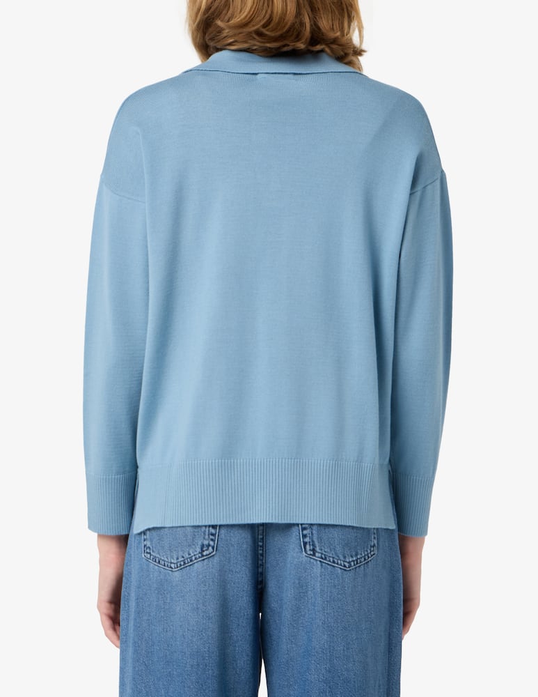 Rinascente Collection Polo in merino boxy - immagine 3