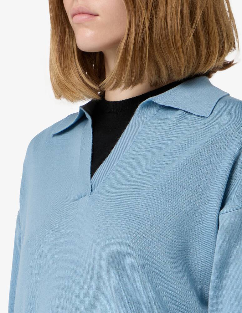 Rinascente Collection Polo in merino boxy - immagine 4