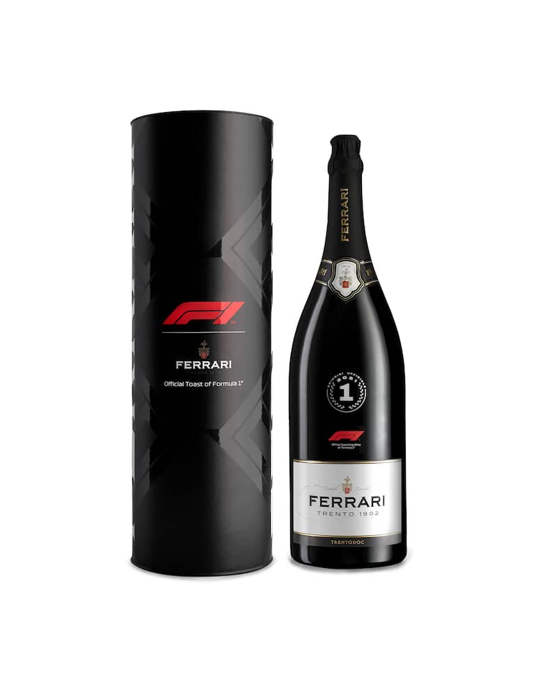 Ferrari Trento Ferrari Trento Jeroboam Celebration Bottle F1 ® Trentodoc - immagine 1 Ferrari Trento Ferrari Trento Jeroboam Celebration Bottle F1 ® Trentodoc - immagine 1
