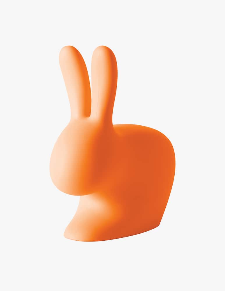 rinascente Qeeboo Rabbit Chair Baby Dark Orange