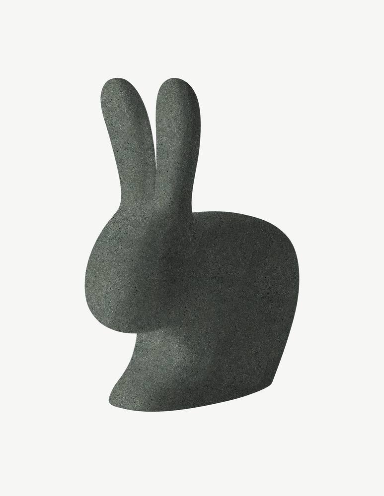 rinascente Qeeboo Sedia Rabbit Baby Grigio