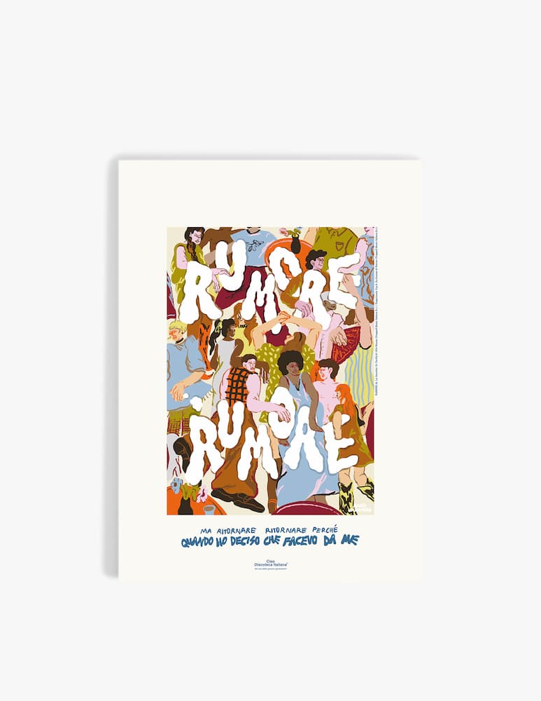 rinascente Ciao Discoteca Italiana Rumore Poster