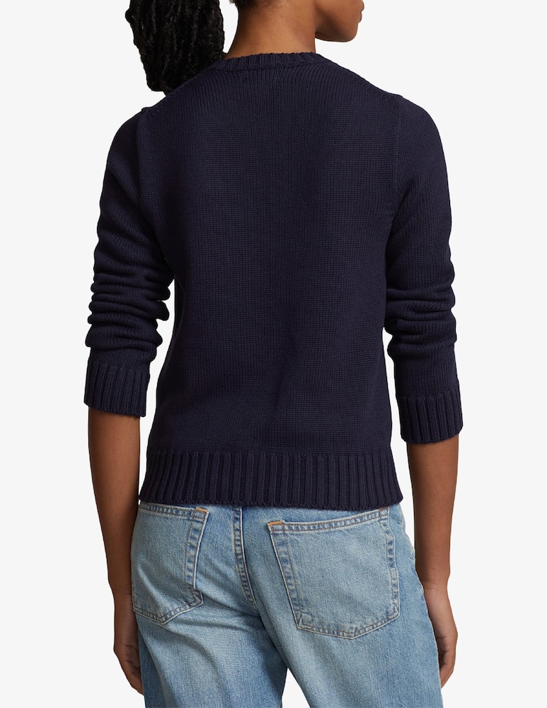 Polo Ralph Lauren Maglia in cotone con bandiera - immagine 3 Polo Ralph Lauren Maglia in cotone con bandiera - immagine 3
