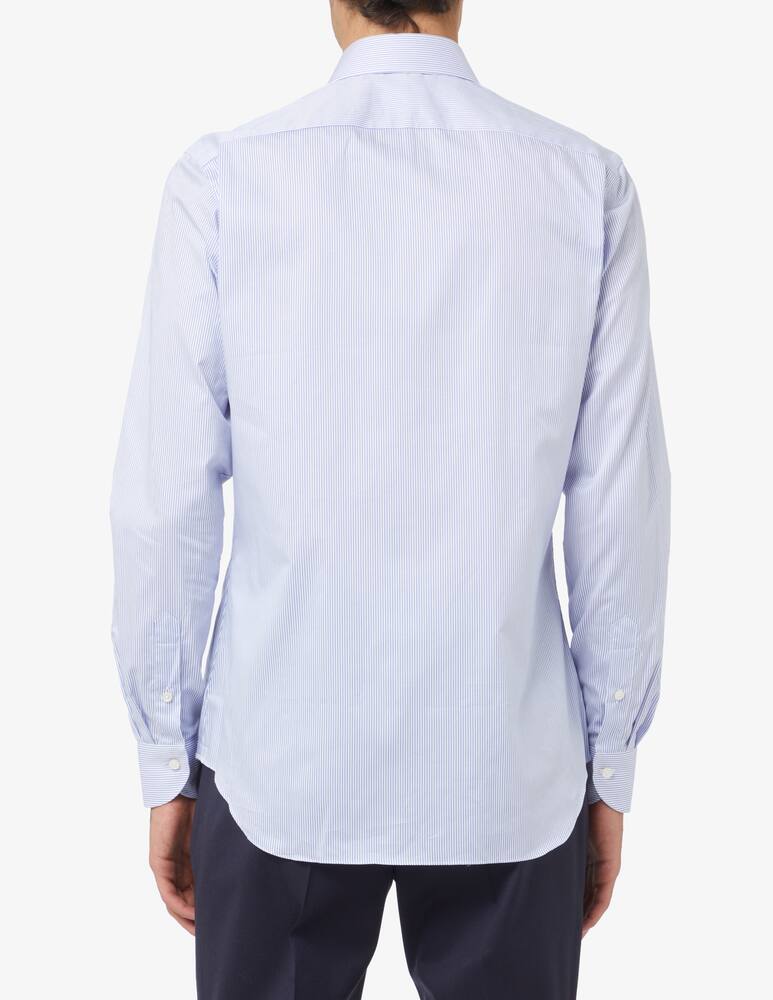 rinascente Xacus Camicia rigata tailored - Azzurro