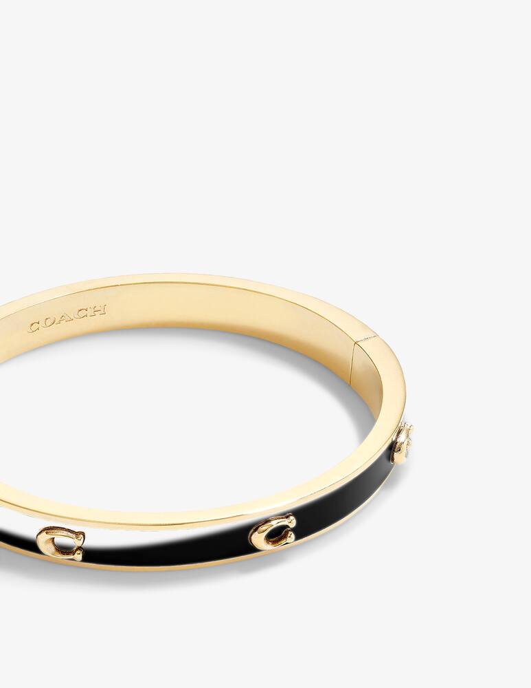 rinascente COACH Signature enamel bangle bracelet