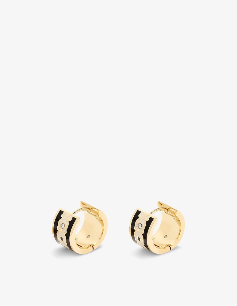 rinascente COACH Signature huggie earrings