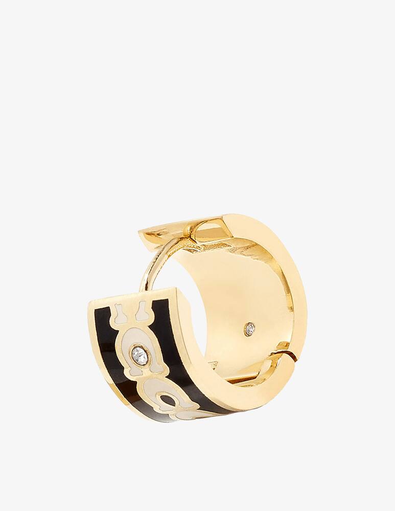 rinascente COACH Signature huggie earrings