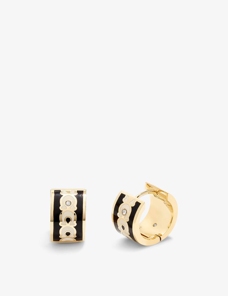 rinascente COACH Signature huggie earrings