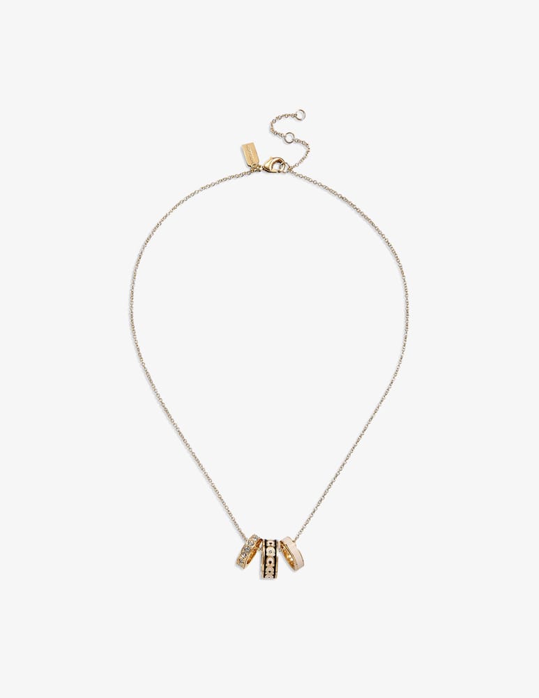 COACH Signature rondelle pendant necklace - picture 1 COACH Signature rondelle pendant necklace - picture 1